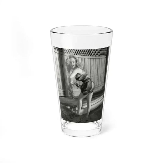 Betty Brosmer #219 (Vintage Female Icon) Pint Glass 16oz 16oz - Go Mug Yourself