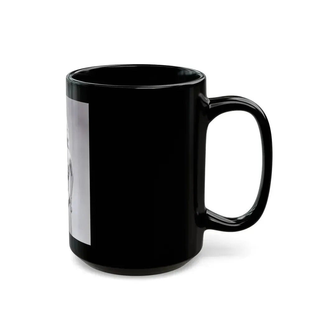 Betty Brosmer #22 (Vintage Female Icon) Black Coffee Mug - Go Mug Yourself