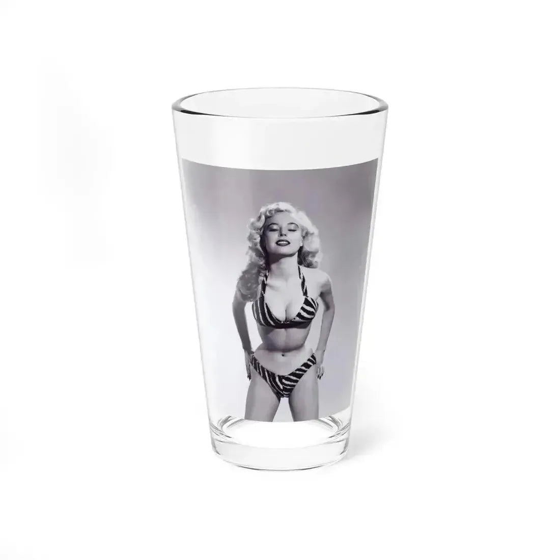 Betty Brosmer #22 (Vintage Female Icon) Pint Glass 16oz 16oz - Go Mug Yourself