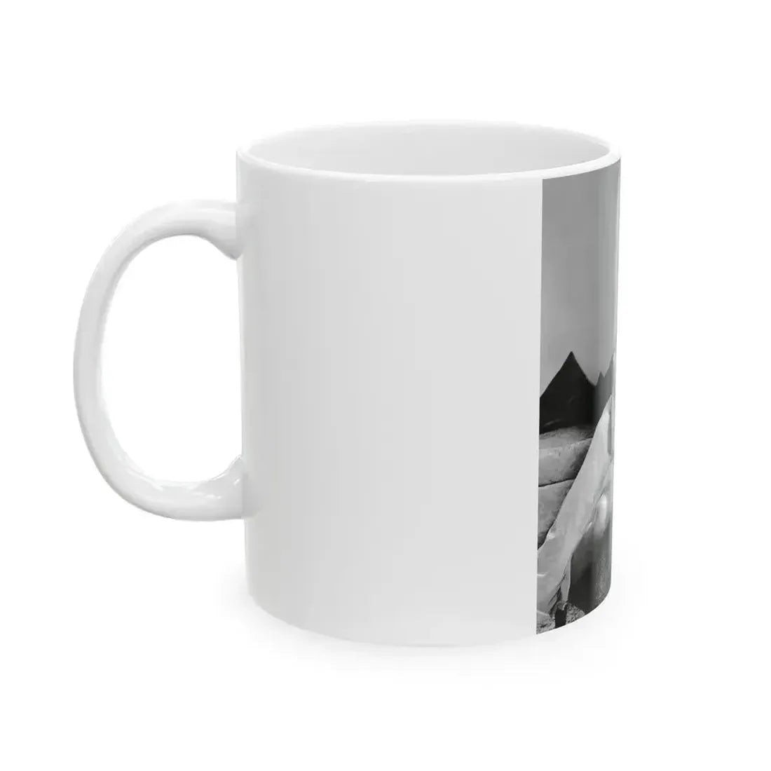 Betty Brosmer #229 (Vintage Female Icon) White Coffee Mug - Go Mug Yourself