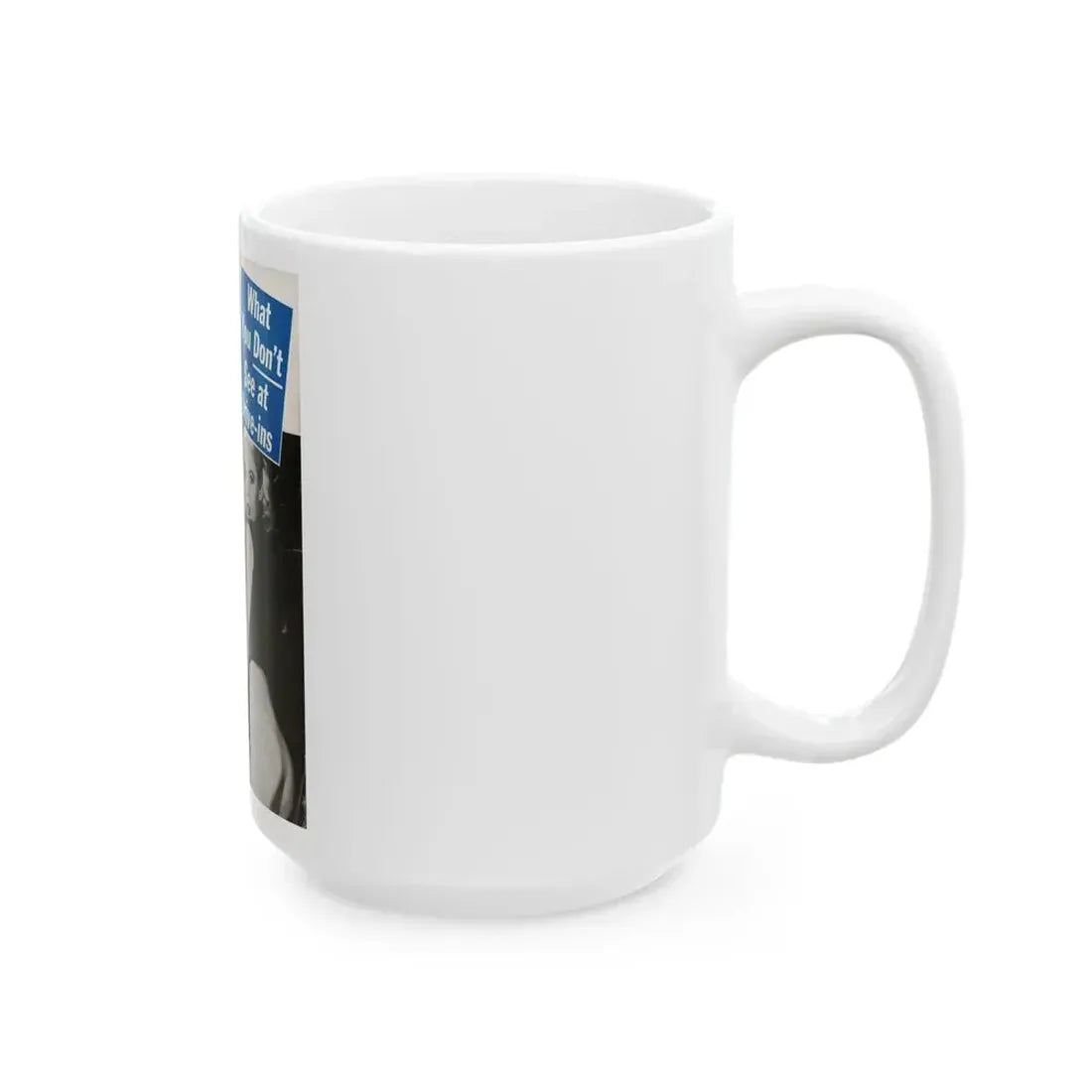 Betty Brosmer #235 - Betty on Cover of PIC Digest Mag. May '57 (Vintage Female Icon) White Coffee Mug - Go Mug Yourself