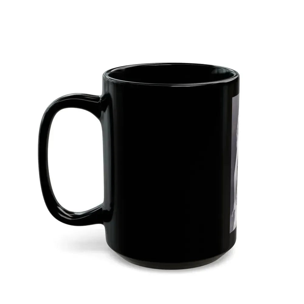 Betty Brosmer #39 (Vintage Female Icon) Black Coffee Mug - Go Mug Yourself