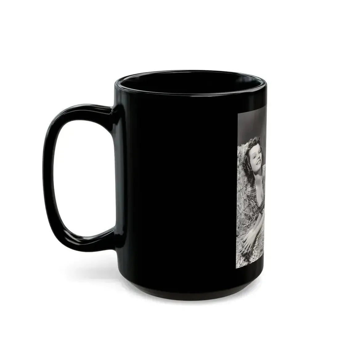 Betty Field #01 (Vintage Female Icon) Black Coffee Mug - Go Mug Yourself