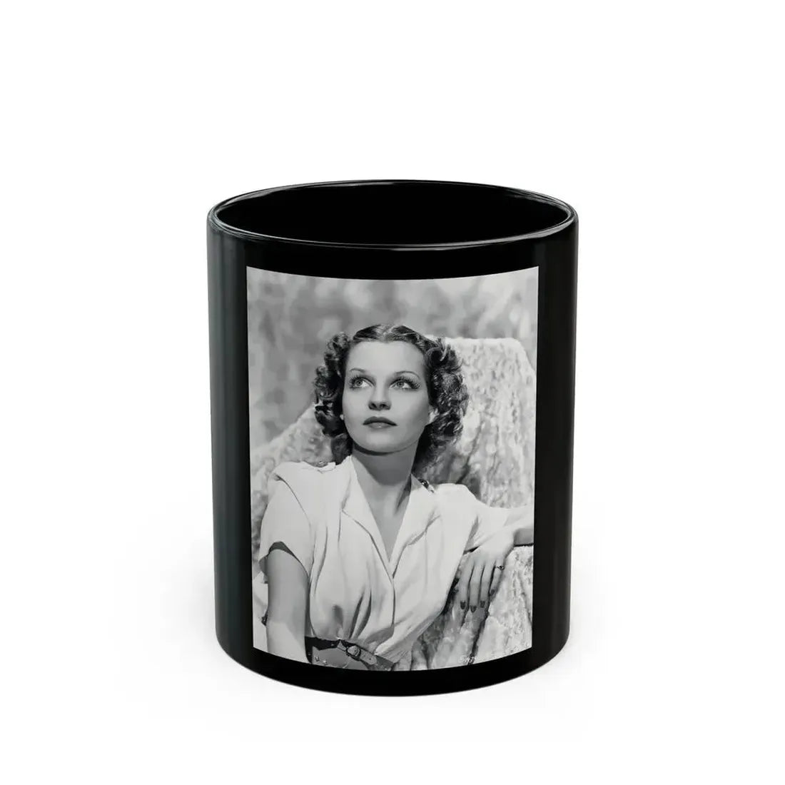 Betty Field #02 (Vintage Female Icon) Black Coffee Mug 11oz - Go Mug Yourself