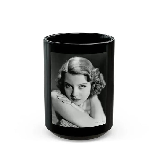 Betty Field #04 (Vintage Female Icon) Black Coffee Mug 15oz - Go Mug Yourself