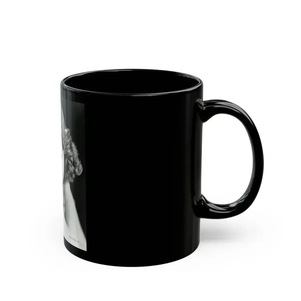 Betty Field #04 (Vintage Female Icon) Black Coffee Mug - Go Mug Yourself