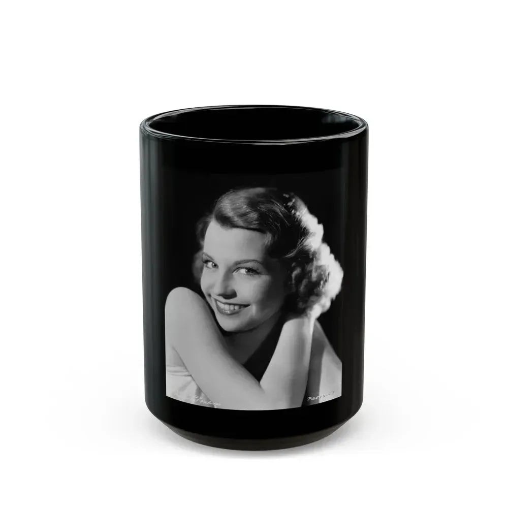 Betty Field #05 (Vintage Female Icon) Black Coffee Mug 15oz - Go Mug Yourself