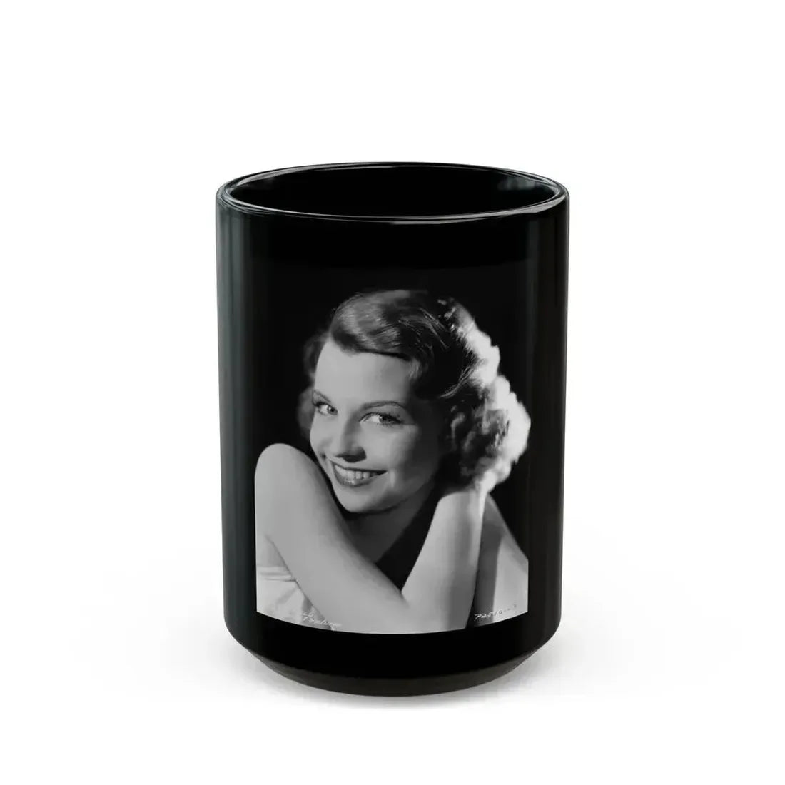 Betty Field #05 (Vintage Female Icon) Black Coffee Mug 15oz - Go Mug Yourself
