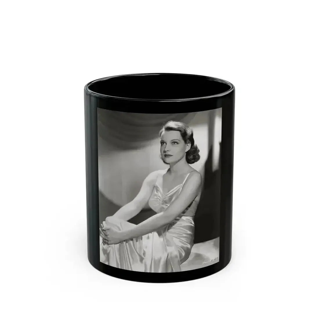 Betty Field #06 (Vintage Female Icon) Black Coffee Mug 11oz - Go Mug Yourself