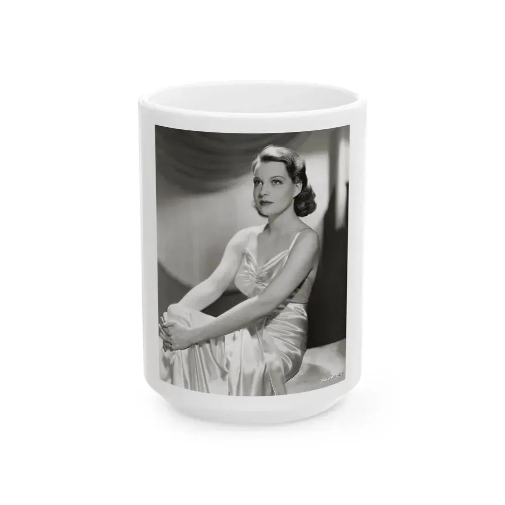 Betty Field #06 (Vintage Female Icon) White Coffee Mug 15oz - Go Mug Yourself