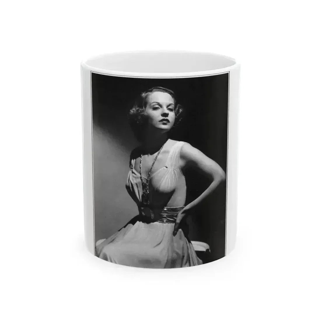 Betty Field #08 (Vintage Female Icon) White Coffee Mug 11oz - Go Mug Yourself