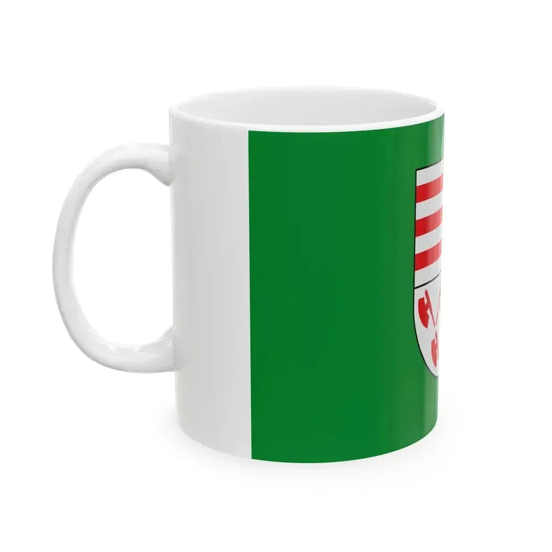 Bever B vlag (Belgium) White Coffee Mug - Go Mug Yourself
