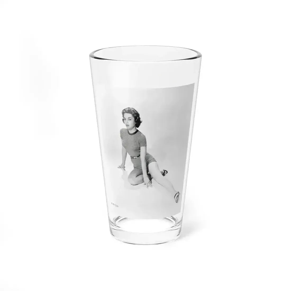 Beverly Garland #01 - 8x10 Vintage B&W Leggy Glamour Promo Photo for ''The Joker Is Wild'' '57 1 (Vintage Female Icon) Pint Glass 16oz 16oz - Go Mug Yourself