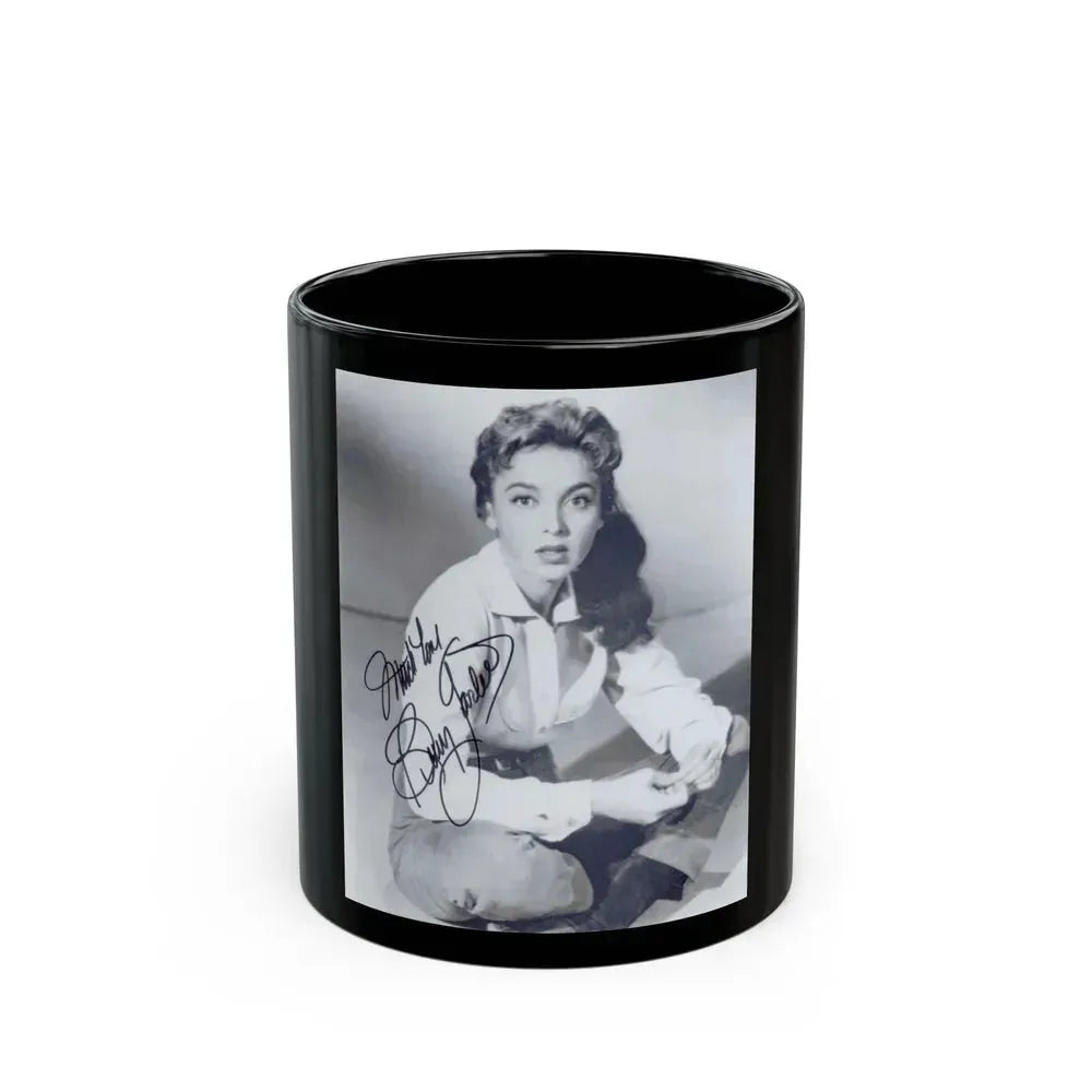Beverly Garland #02 (Vintage Female Icon) Black Coffee Mug 11oz - Go Mug Yourself