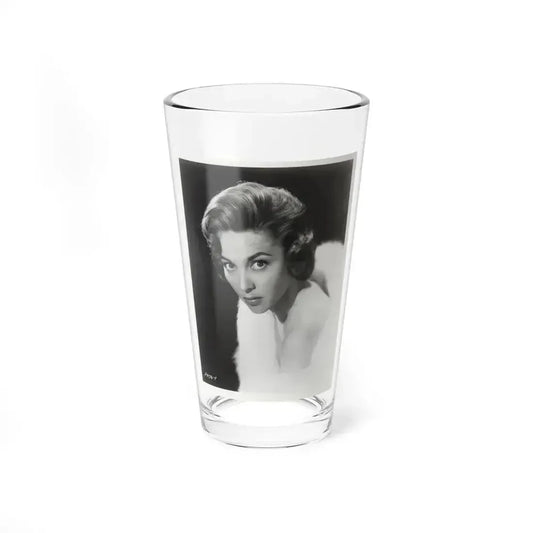 Beverly Garland #03 - 8x10 B&W Glamour Head & Shoulder Photo (Vintage Female Icon) Pint Glass 16oz 16oz - Go Mug Yourself