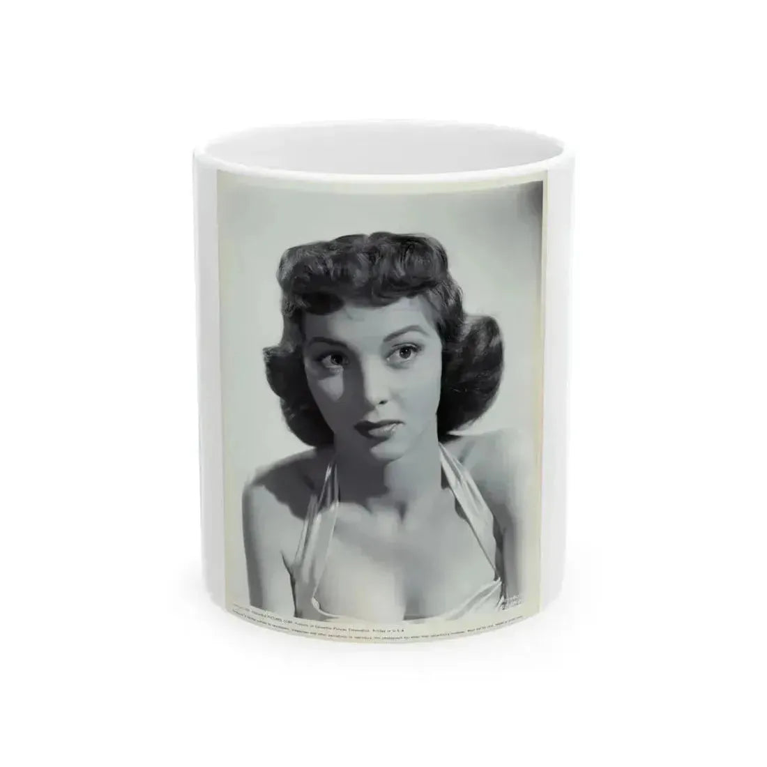 Beverly Garland #05 (Vintage Female Icon) White Coffee Mug 11oz - Go Mug Yourself
