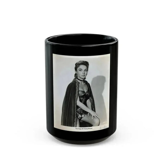 Beverly Garland #07 (Vintage Female Icon) Black Coffee Mug 15oz - Go Mug Yourself