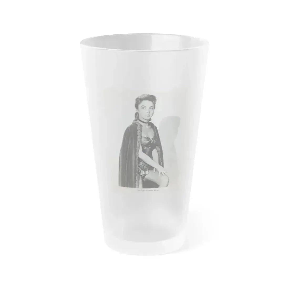 Beverly Garland #07 (Vintage Female Icon) Frosted Pint Glass 16oz 16oz Frosted - Go Mug Yourself