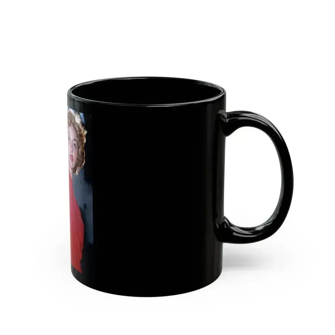 Beverly Garland #10 (Vintage Female Icon) Black Coffee Mug - Go Mug Yourself