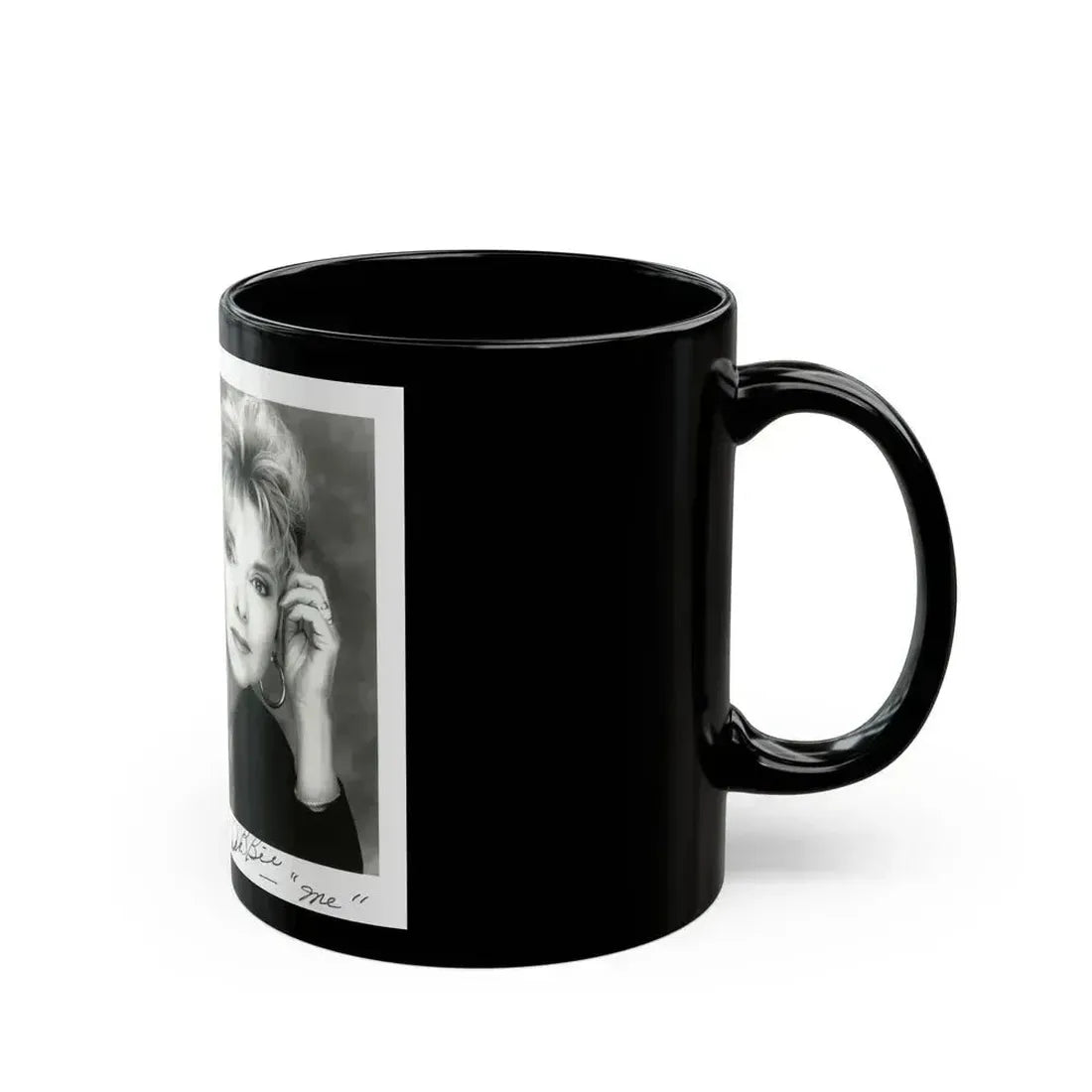 Beverly Garland #102 (Vintage Female Icon) Black Coffee Mug - Go Mug Yourself