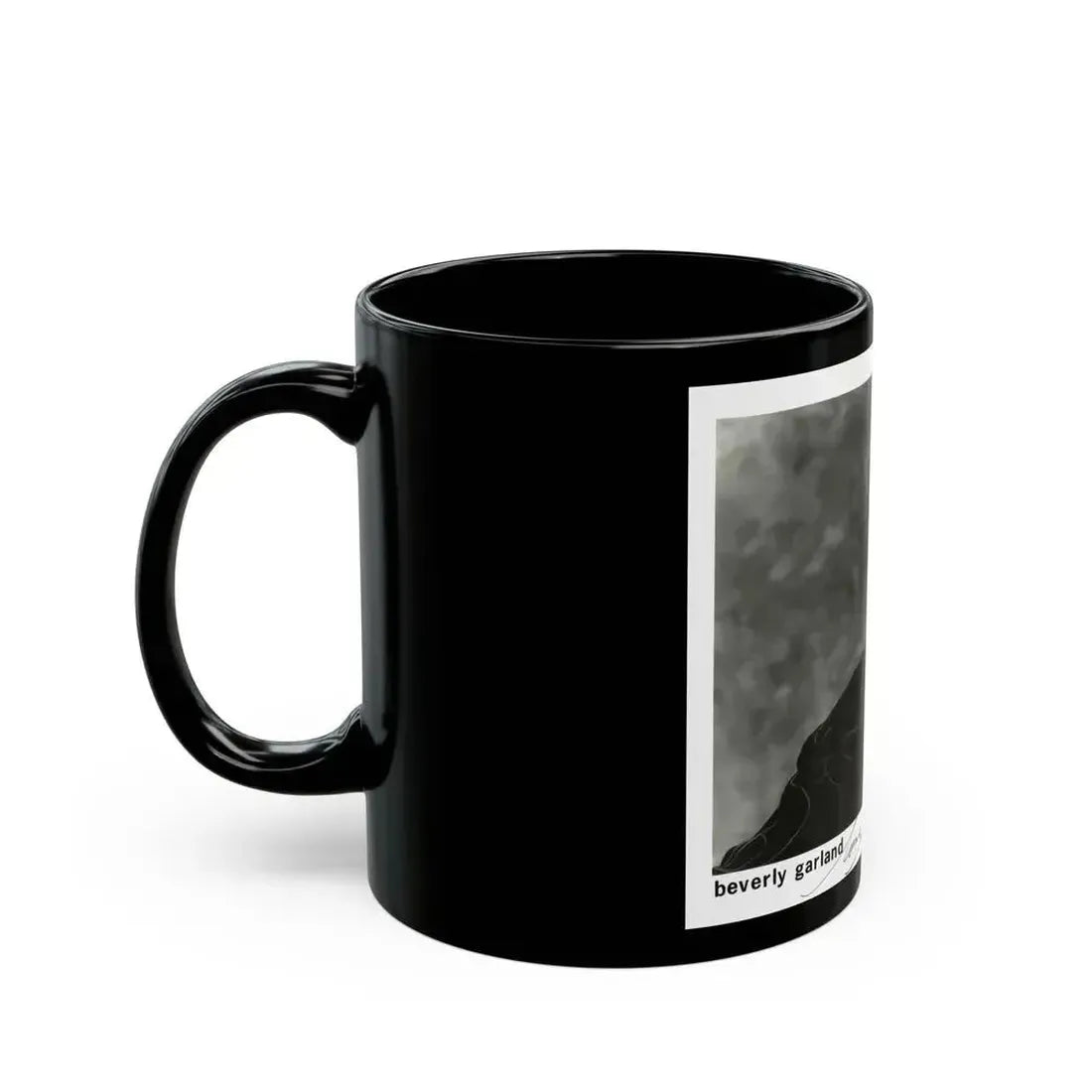 Beverly Garland #102 (Vintage Female Icon) Black Coffee Mug - Go Mug Yourself