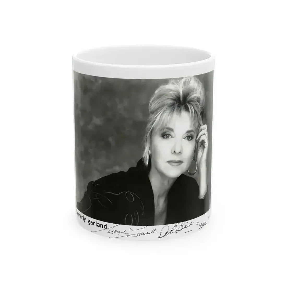 Beverly Garland #102 (Vintage Female Icon) White Coffee Mug 11oz - Go Mug Yourself