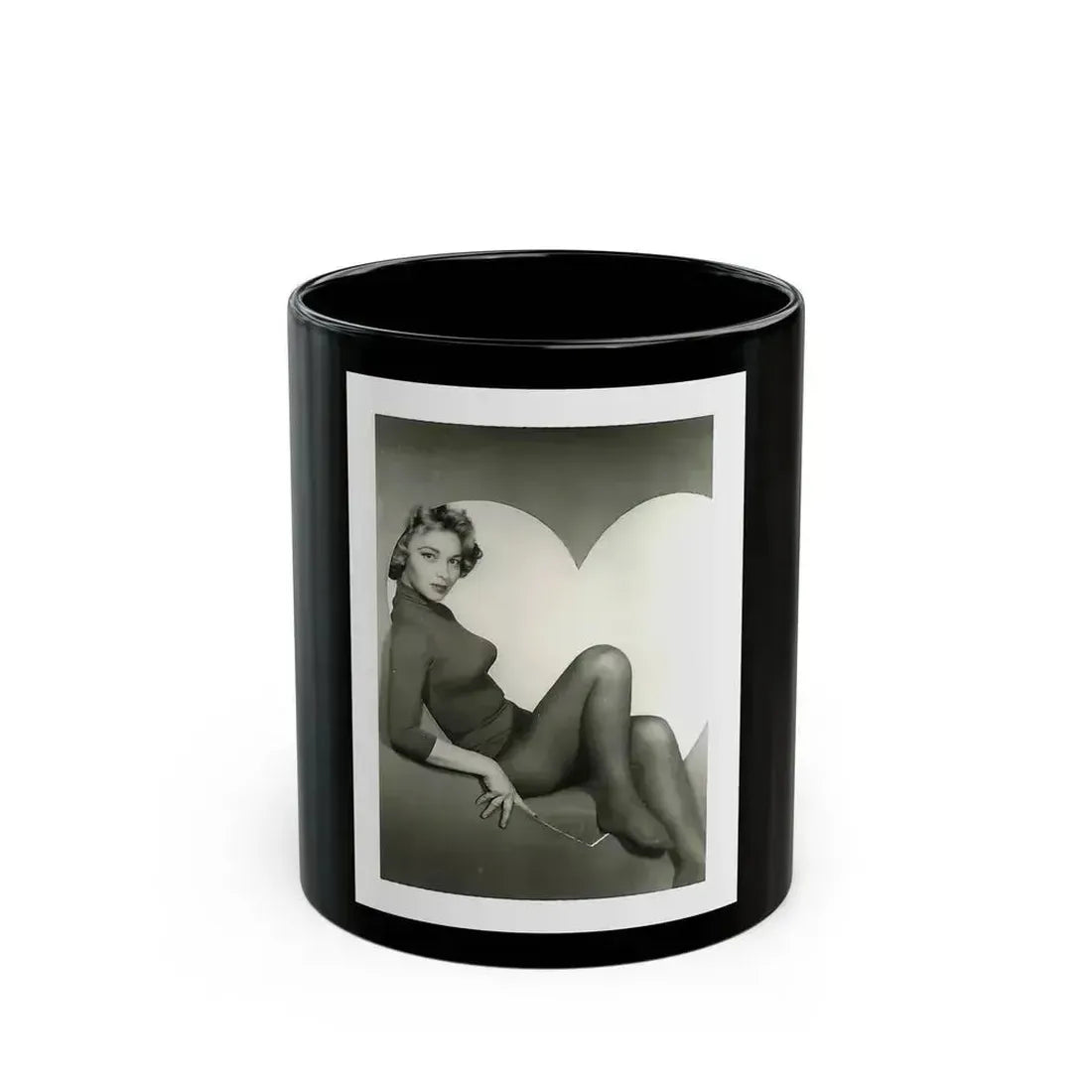 Beverly Garland #103 (Vintage Female Icon) Black Coffee Mug 11oz - Go Mug Yourself