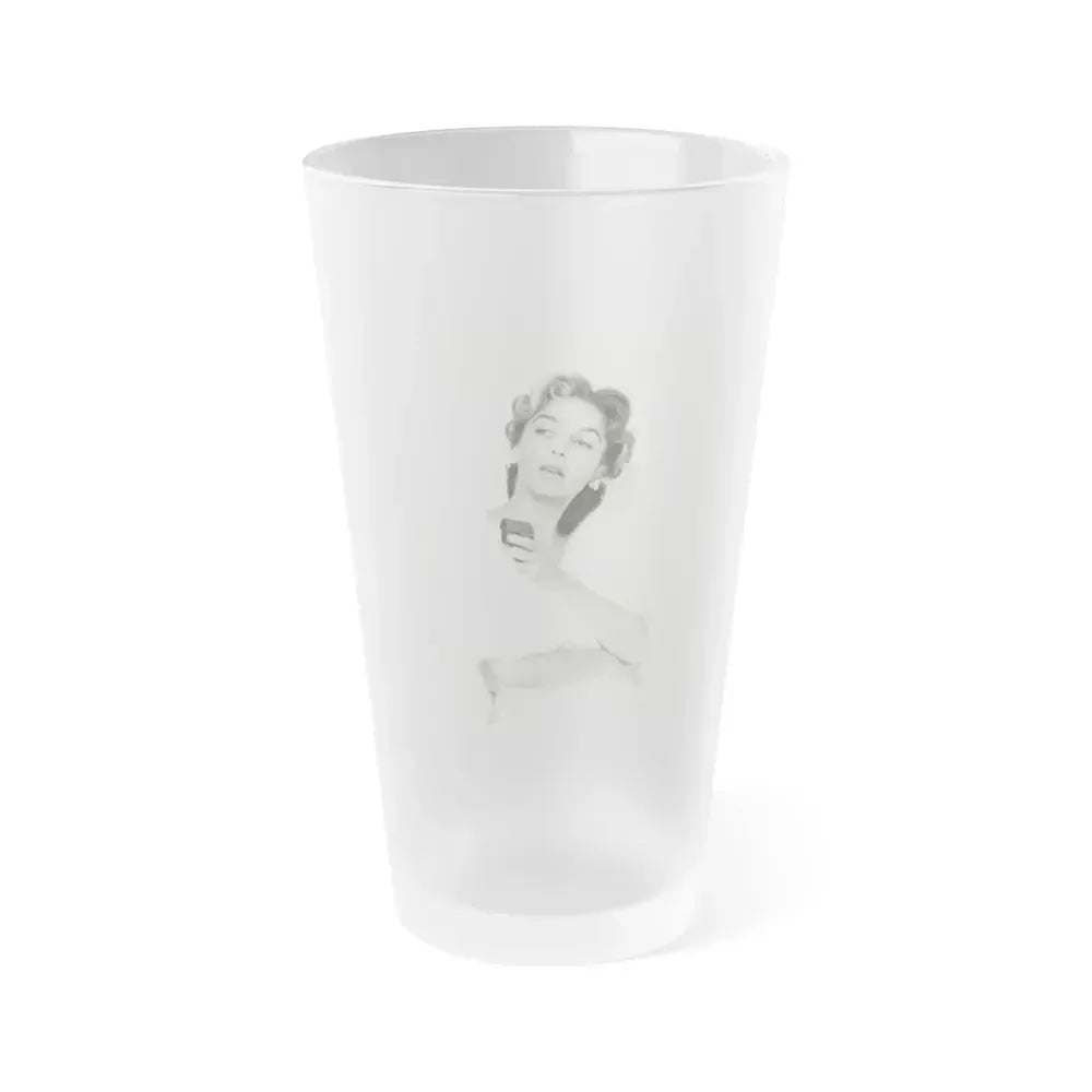 Beverly Garland #104 (Vintage Female Icon) Frosted Pint Glass 16oz 16oz Frosted - Go Mug Yourself