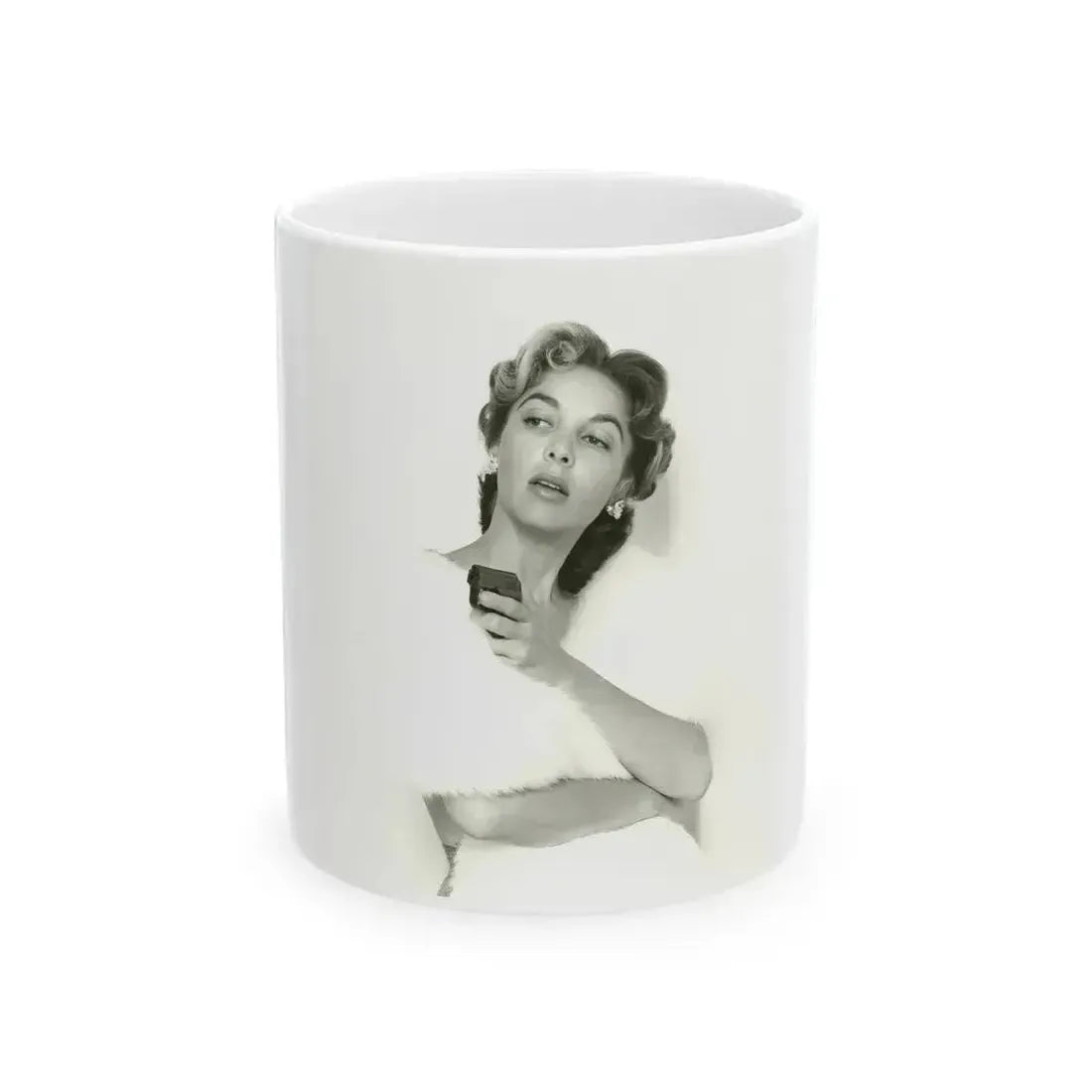 Beverly Garland #104 (Vintage Female Icon) White Coffee Mug 11oz - Go Mug Yourself