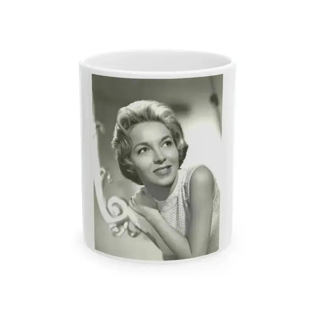 Beverly Garland #109 (Vintage Female Icon) White Coffee Mug 11oz - Go Mug Yourself