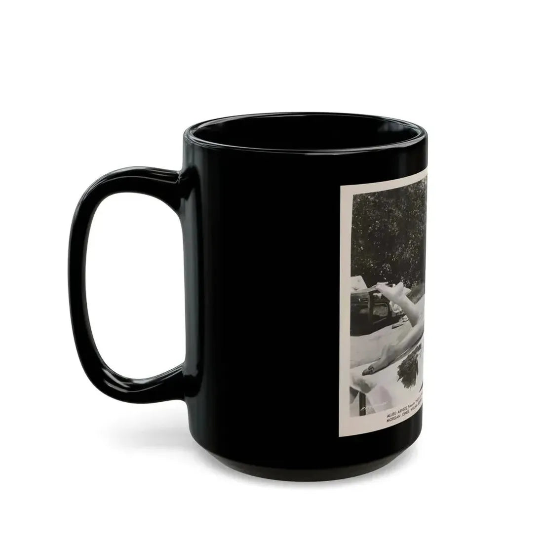 Beverly Garland #110 - 8x10 Vintage B&W 1-Piece Swimsuit Cheesecake Promo Photo from ''Not Of This Earth'' '57 (Vintage Female Icon) Black Coffee Mug - Go Mug Yourself