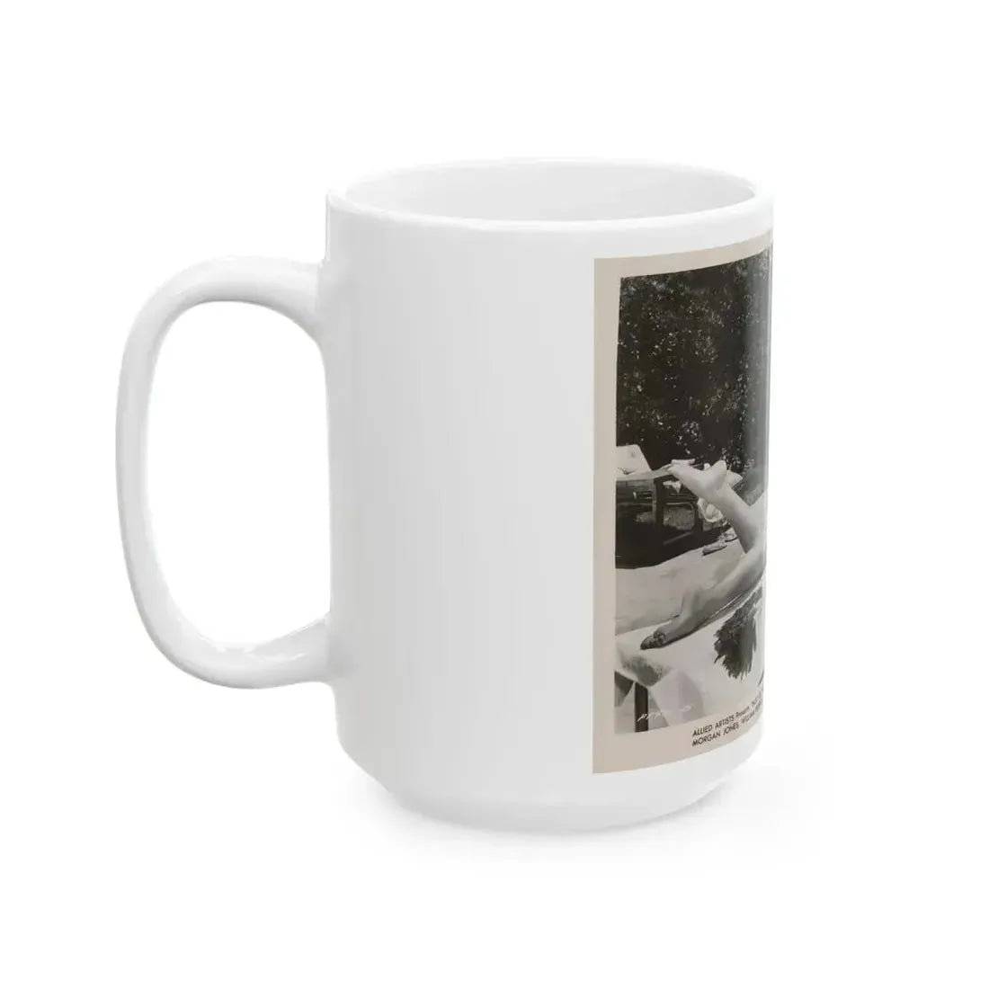 Beverly Garland #110 - 8x10 Vintage B&W 1-Piece Swimsuit Cheesecake Promo Photo from ''Not Of This Earth'' '57 (Vintage Female Icon) White Coffee Mug - Go Mug Yourself