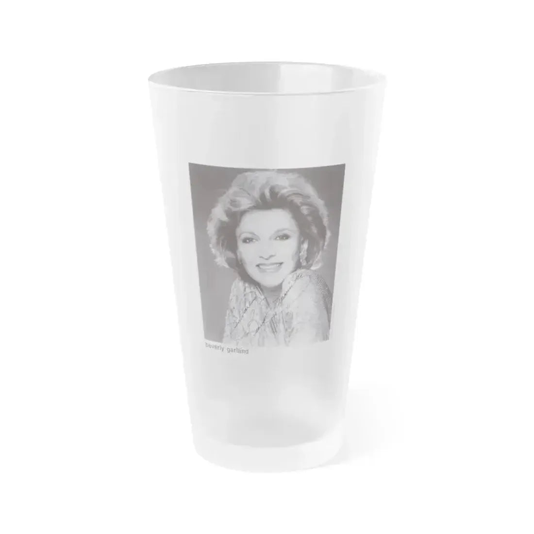 Beverly Garland #111 (Vintage Female Icon) Frosted Pint Glass 16oz 16oz Frosted - Go Mug Yourself