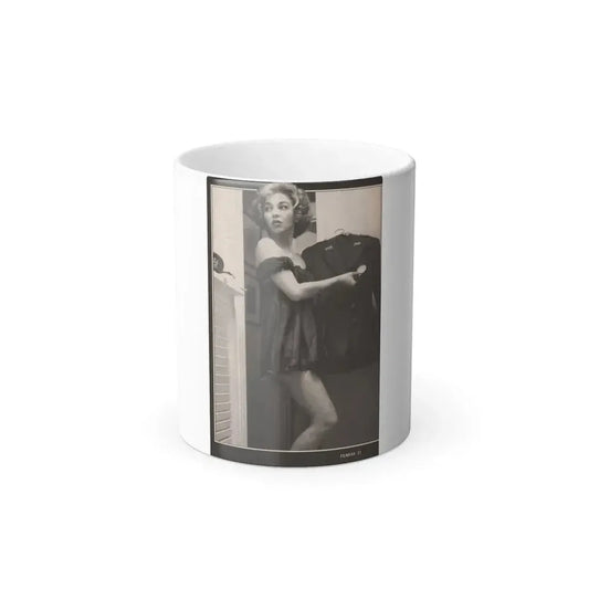 Beverly Garland #121 - Filmfax Mag. Issue #60 Spring '97 - 1 B&W Photo (Vintage Female Icon) Color Changing Mug 11oz 11oz - Go Mug Yourself