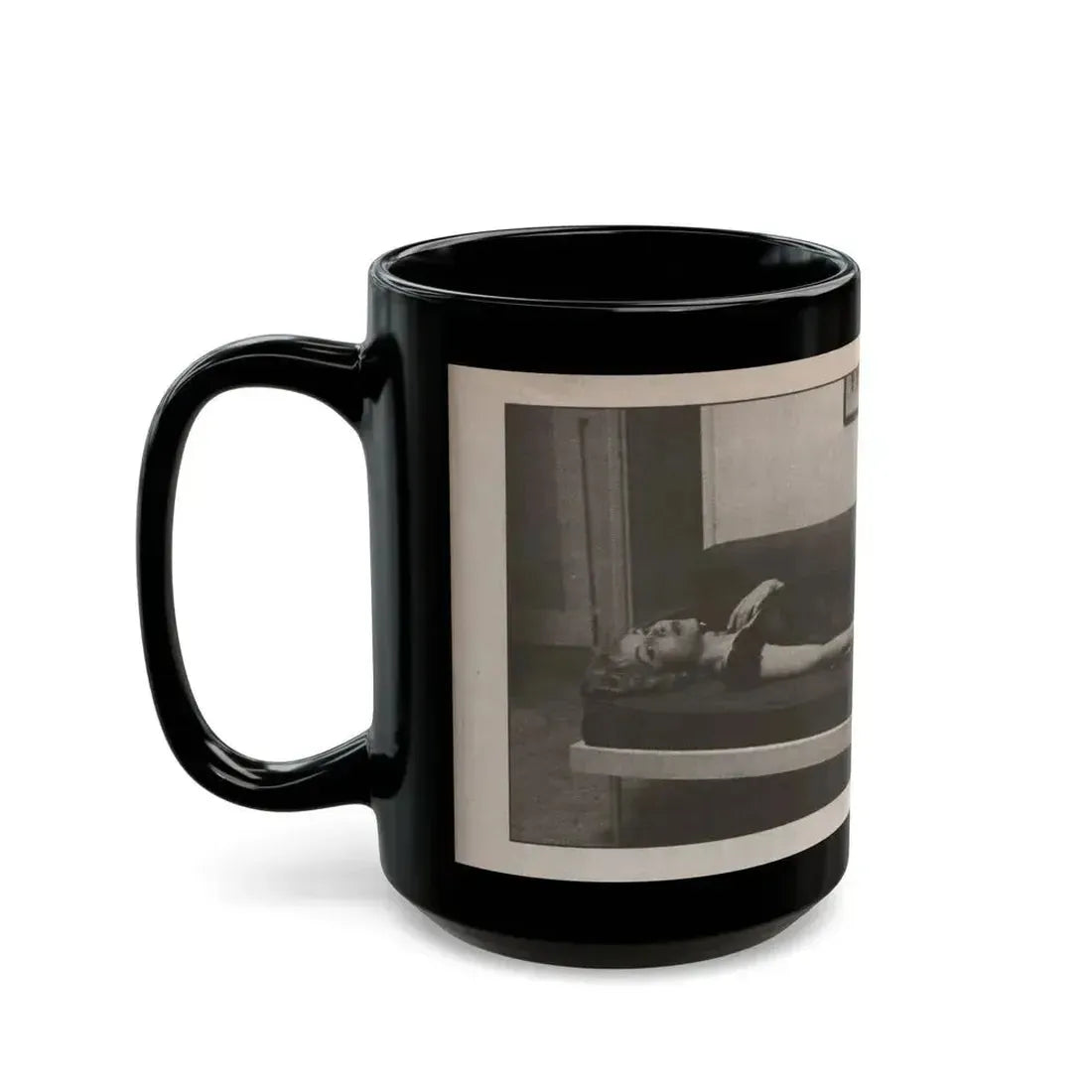 Beverly Garland #122 - Filmfax Mag. Issue #60 Spring '97 - 1 B&W Photo (Vintage Female Icon) Black Coffee Mug - Go Mug Yourself