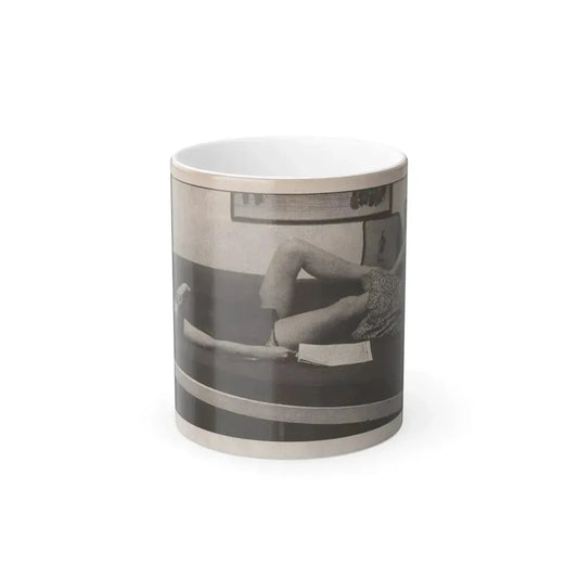 Beverly Garland #122 - Filmfax Mag. Issue #60 Spring '97 - 1 B&W Photo (Vintage Female Icon) Color Changing Mug 11oz 11oz - Go Mug Yourself