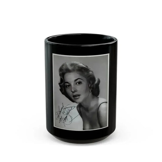 Beverly Garland #13 (Vintage Female Icon) Black Coffee Mug 15oz - Go Mug Yourself