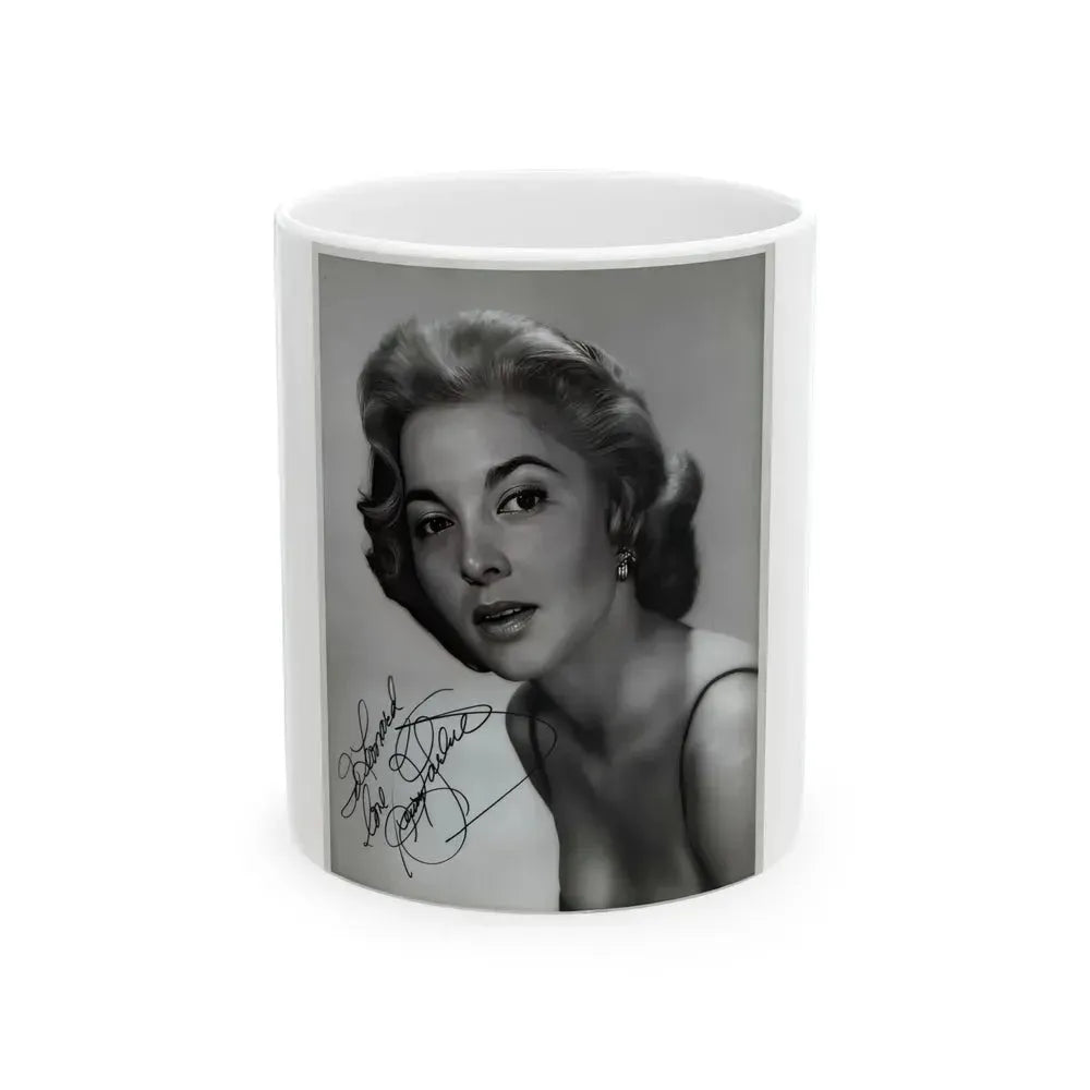 Beverly Garland #13 (Vintage Female Icon) White Coffee Mug 11oz - Go Mug Yourself
