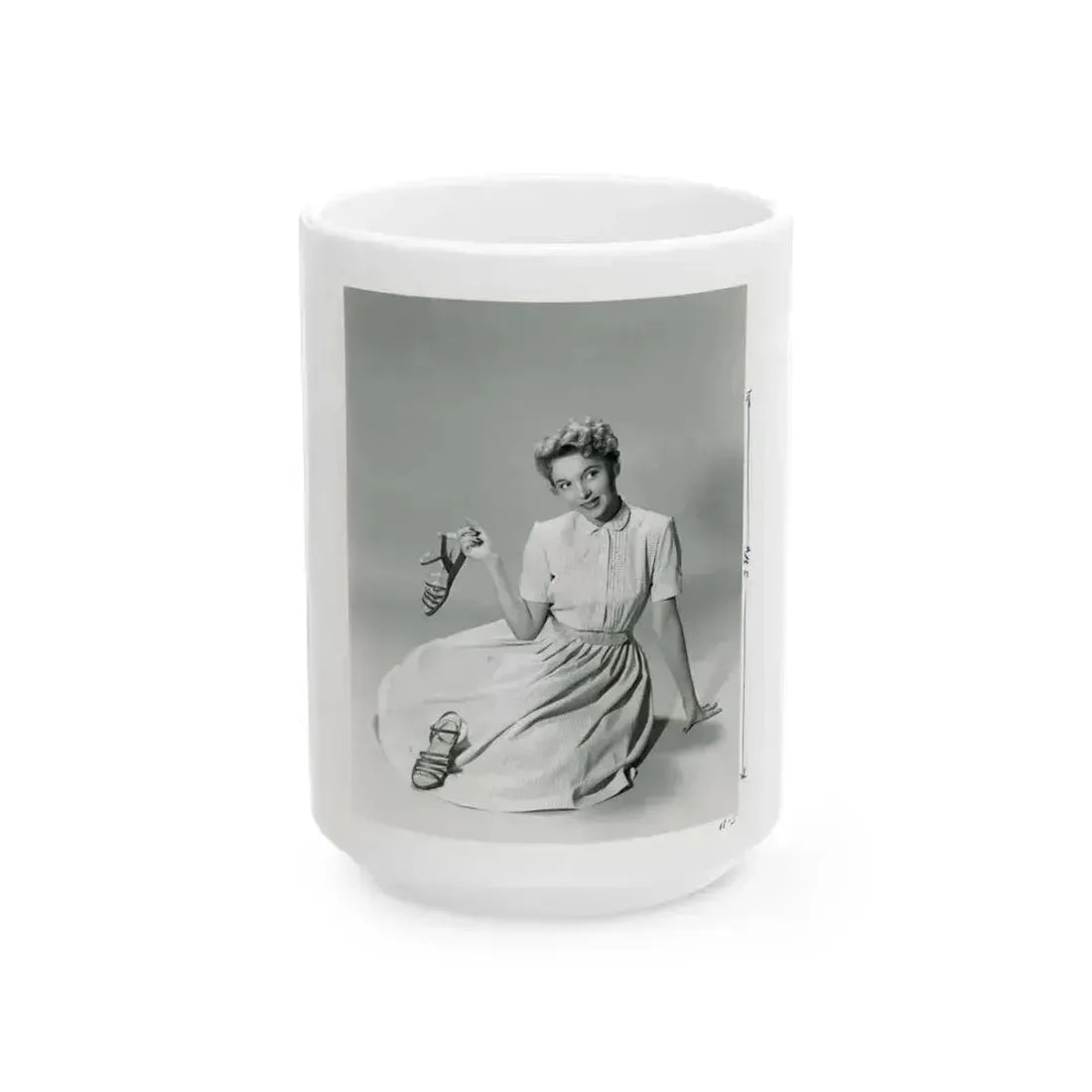 Beverly Garland #130 (Vintage Female Icon) White Coffee Mug 15oz - Go Mug Yourself