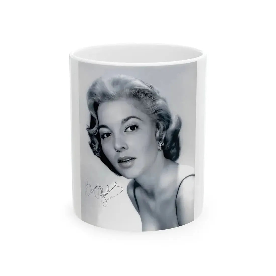 Beverly Garland #13_1 (Vintage Female Icon) White Coffee Mug 11oz - Go Mug Yourself