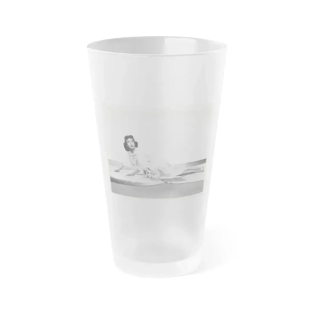 Beverly Garland #132 (Vintage Female Icon) Frosted Pint Glass 16oz 16oz Frosted - Go Mug Yourself