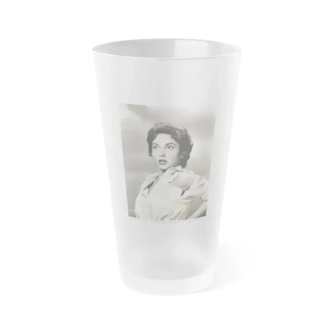 Beverly Garland #134 (Vintage Female Icon) Frosted Pint Glass 16oz 16oz Frosted - Go Mug Yourself