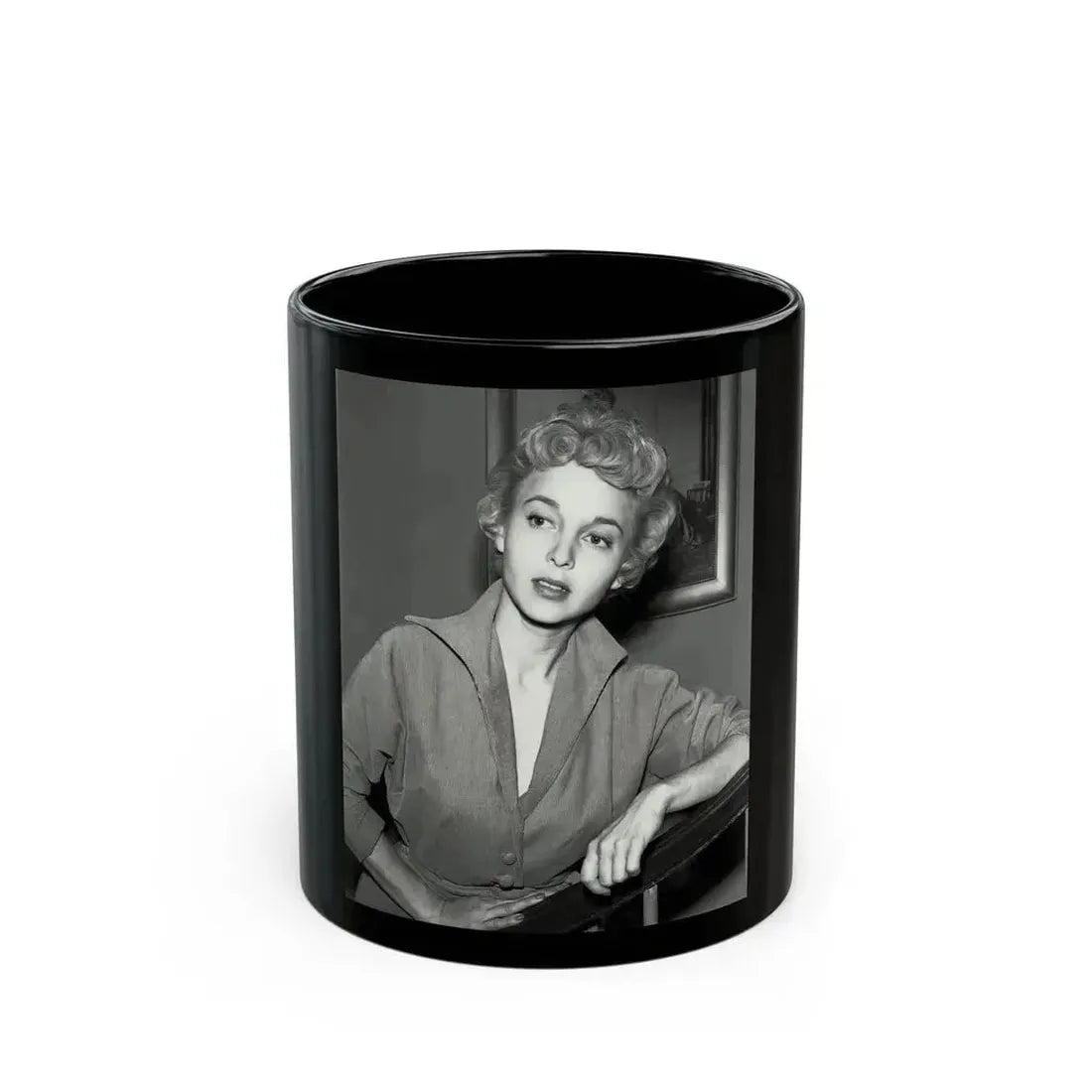 Beverly Garland #135 (Vintage Female Icon) Black Coffee Mug 11oz - Go Mug Yourself