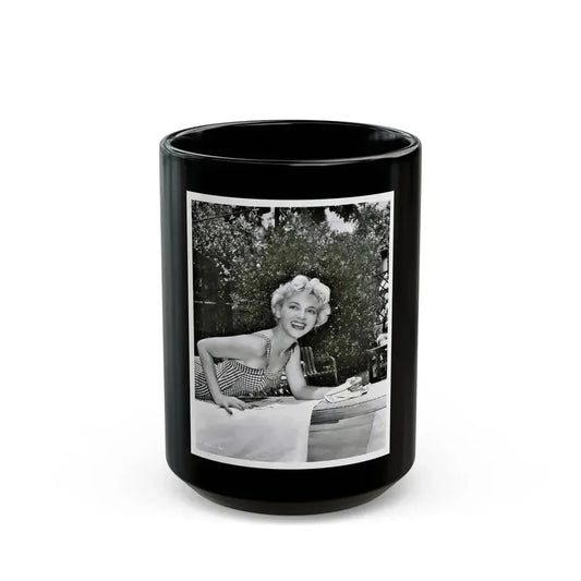 Beverly Garland #138 (Vintage Female Icon) Black Coffee Mug 15oz - Go Mug Yourself