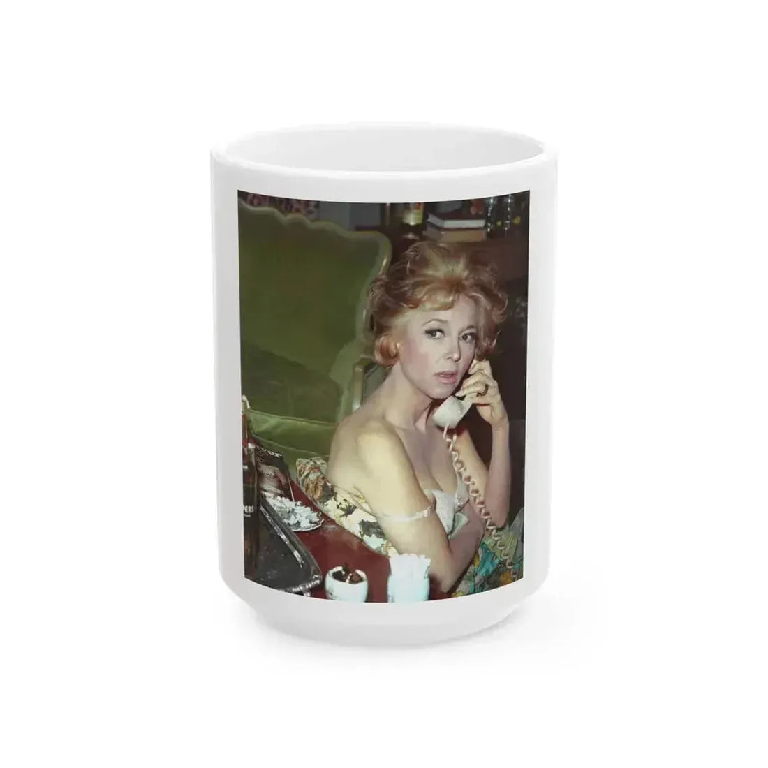 Beverly Garland #140 (Vintage Female Icon) White Coffee Mug 15oz - Go Mug Yourself