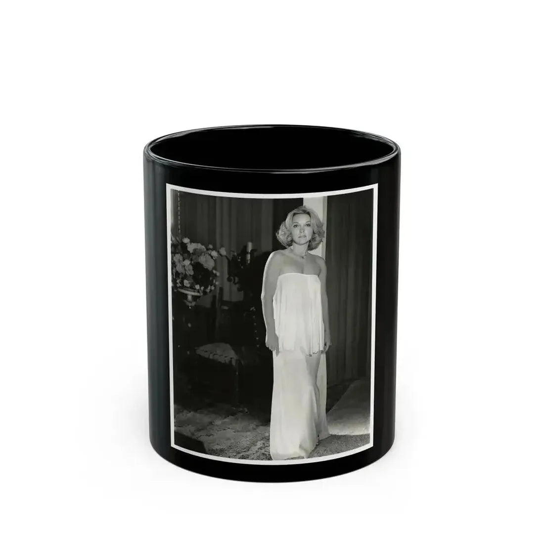 Beverly Garland #142 (Vintage Female Icon) Black Coffee Mug 11oz - Go Mug Yourself
