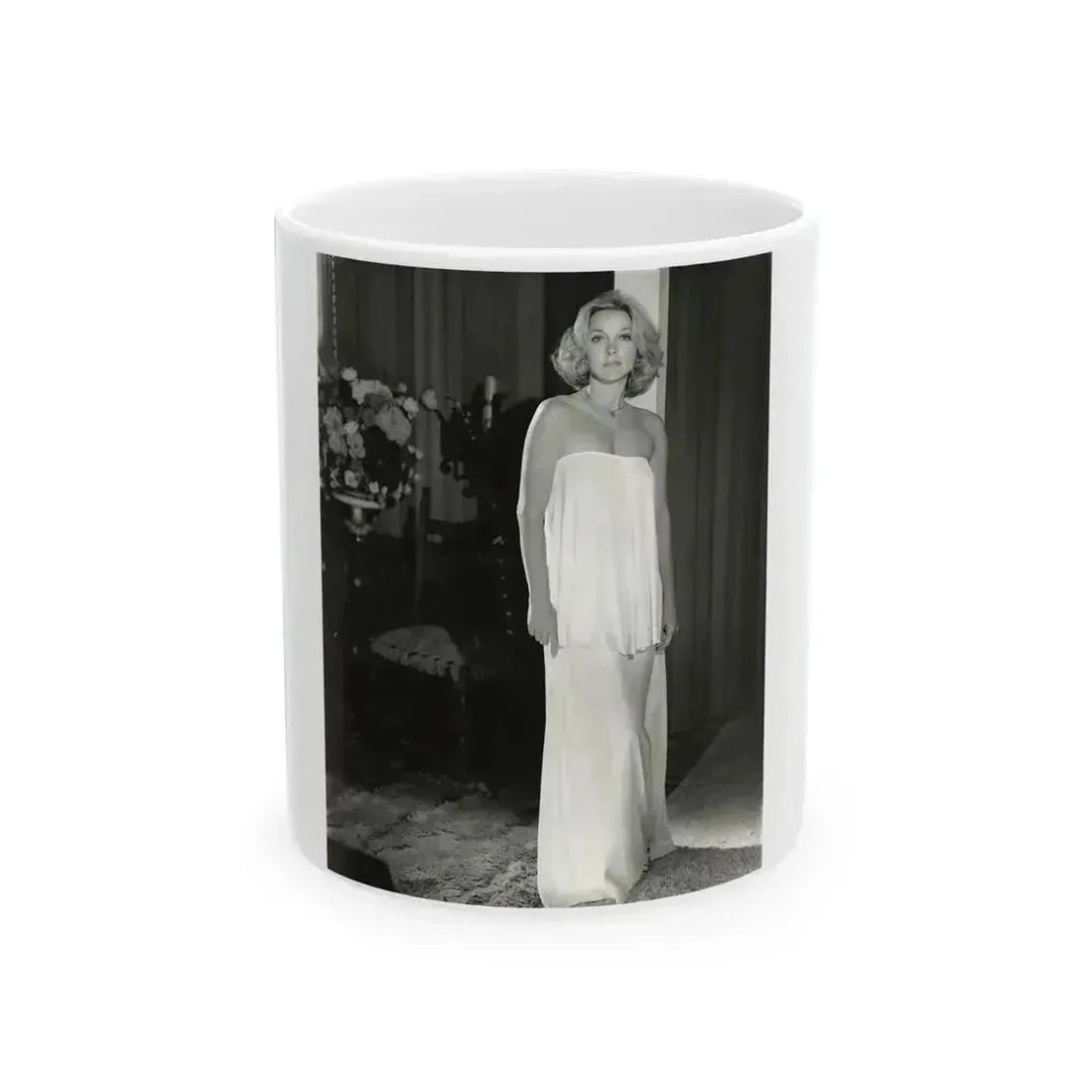 Beverly Garland #142 (Vintage Female Icon) White Coffee Mug 11oz - Go Mug Yourself