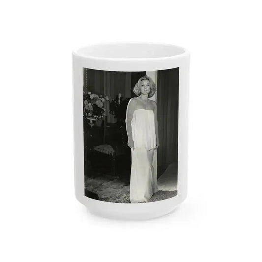 Beverly Garland #142 (Vintage Female Icon) White Coffee Mug 15oz - Go Mug Yourself