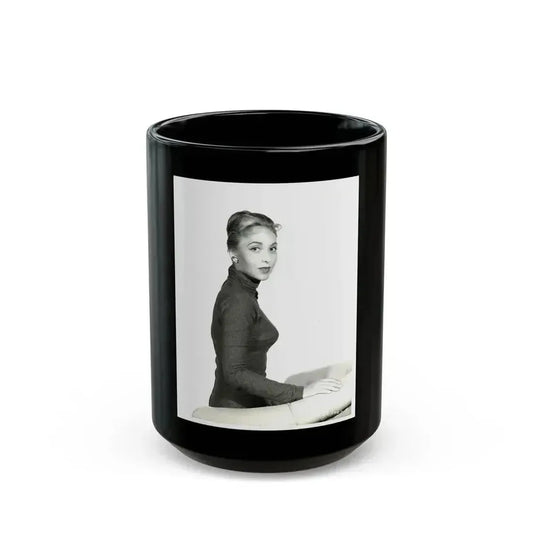 Beverly Garland #143 (Vintage Female Icon) Black Coffee Mug 15oz - Go Mug Yourself