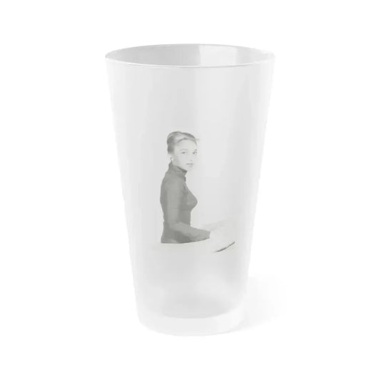 Beverly Garland #143 (Vintage Female Icon) Frosted Pint Glass 16oz 16oz Frosted - Go Mug Yourself